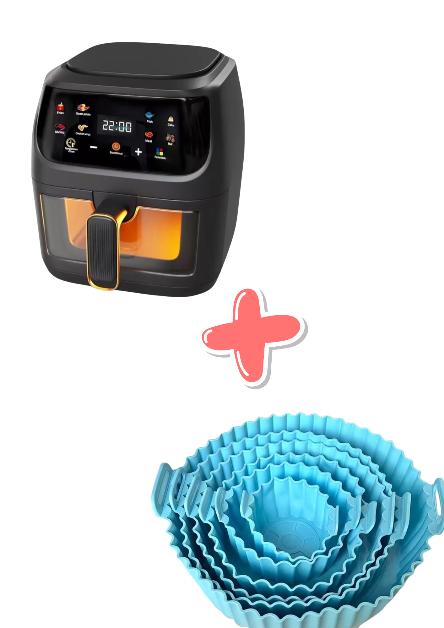 COMBO DE FREIDORA 10L + MOLDES